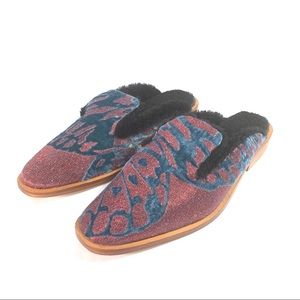 🆕 Free People Butterfly Shearling Mules